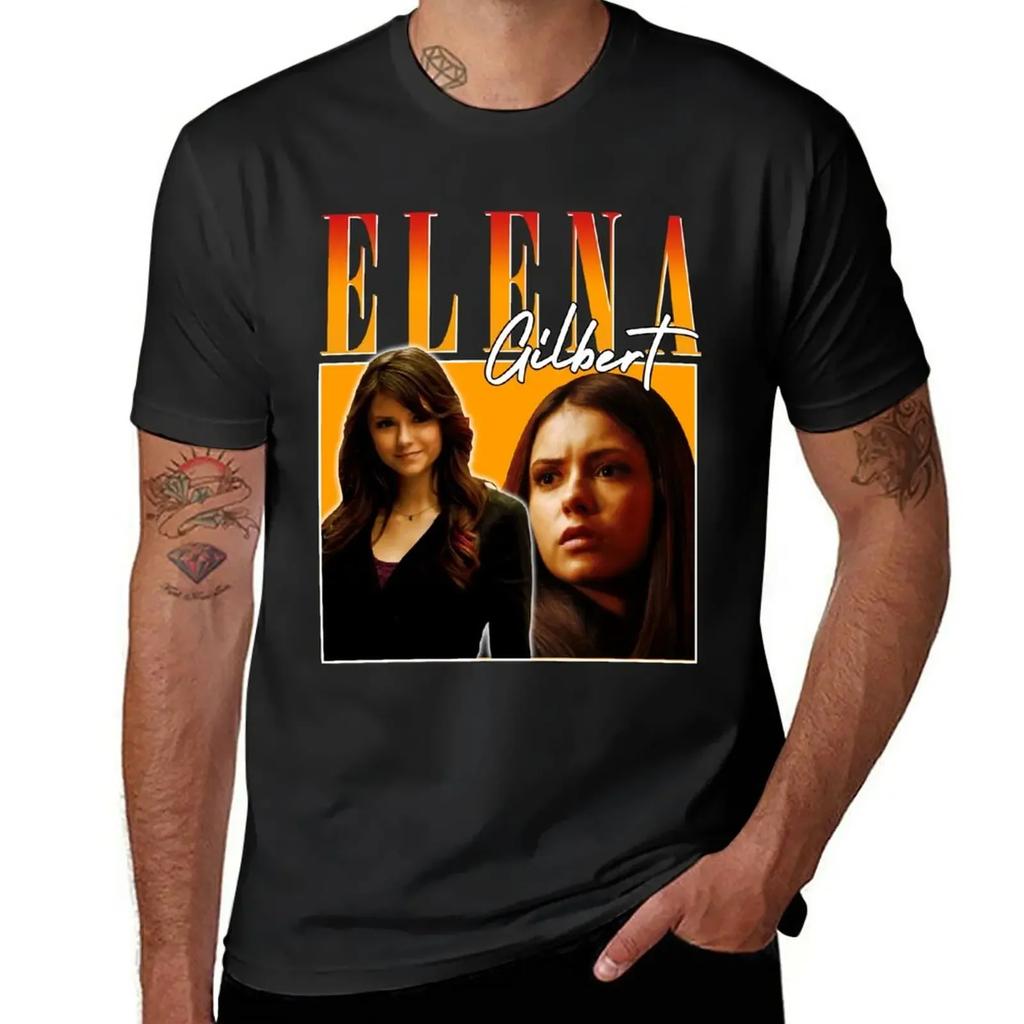 Elena Gilbert T-Shirt cute clothes Aesthetic clothing heavyweights plain t shirts men