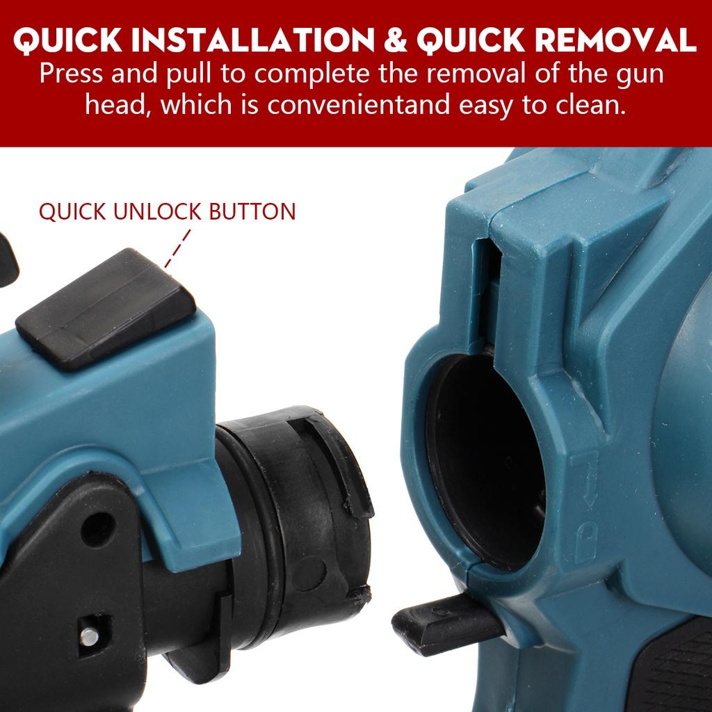 Electric Spray Guns High Power Home Electric Paint Sprayer 5000W with 3 Nozzle Easy Spraying and Clean for Beginner 110V-220V