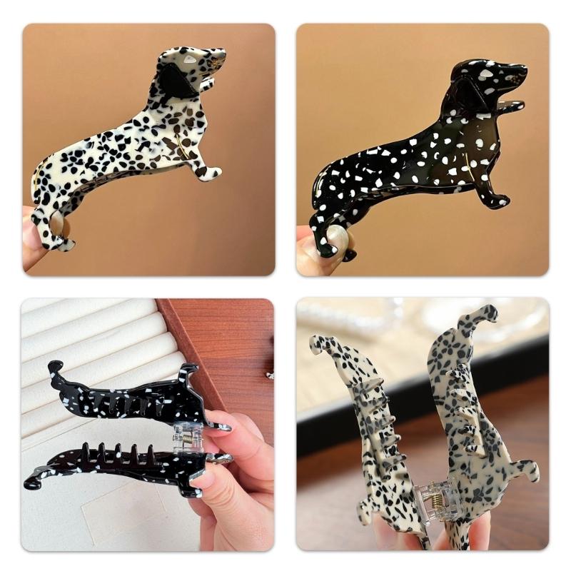 Stylish Acetate Dachshund Hair Clip Elegant Hairpin Fashion Accessory Costume Hairpiece For Women Girls
