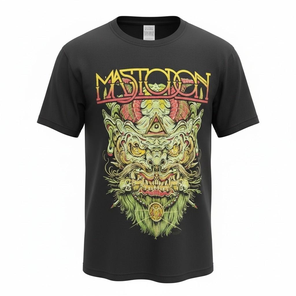 Masterdon Band Tshirt Size L See Photos For Measurements A1810 XL