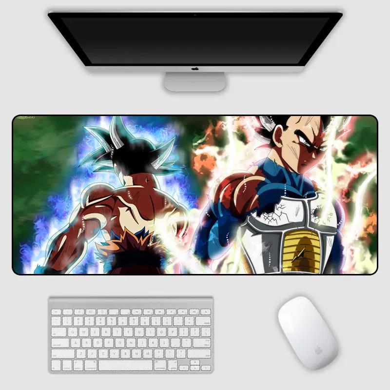 2026 Dragon Ball Leather Mouse Pad Son Goku Printing Pattern Large Size Game Gaming Keyboard Pad Boys Office Animation Non-slip Table Mat