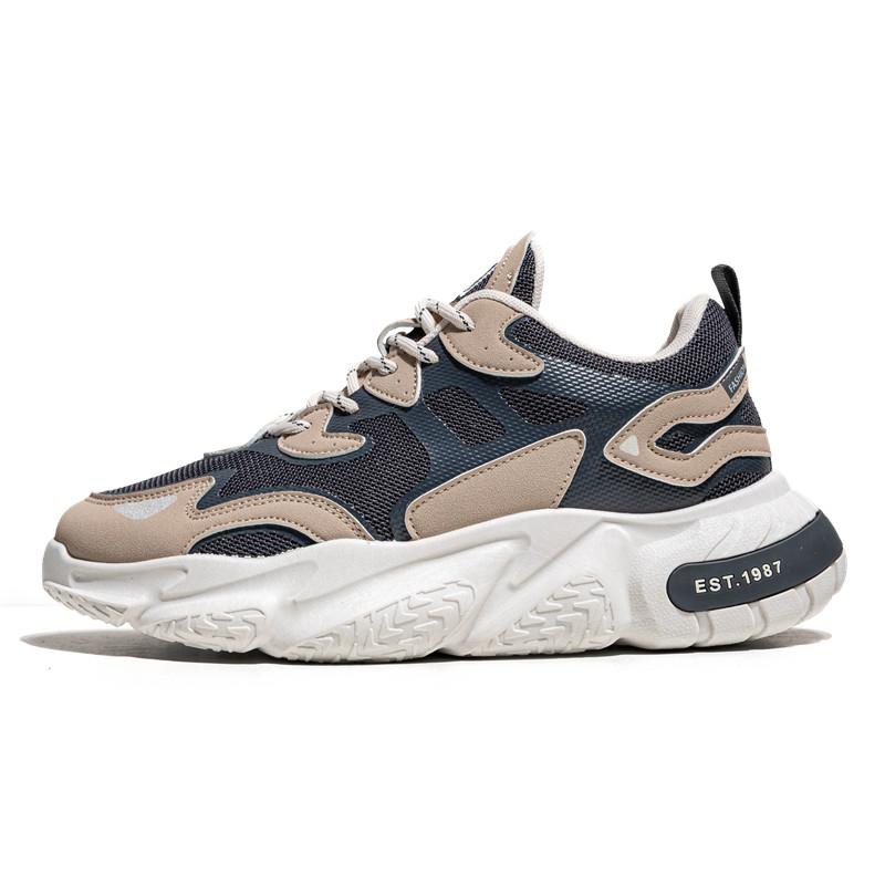 Noua talpă groasă lejeră crește cuplu pantofi sport toamna sport casual pantofi pentru bărbați la modă în aer liber pantofi de alergare all-in-one