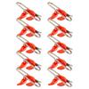 10Pcs Lures Clip Speed Clip for Sea Freshwater Fishing Line Clip Fishing Clip Stainless Steel Fishing Impact Baits Clip