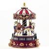 1PC 18-tone Sky City Rotating Music Box - Carousel Christmas Gift Birthday Gift Creative Resin Crafts