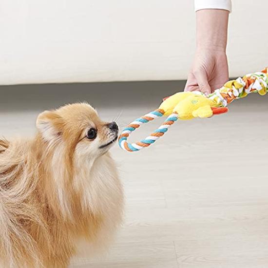 Bonbi Dinosaur Long Plush Dog Toy