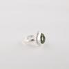 Natural Green Amethyst Gemstone 925 Sterling Silver Handcrafted Women Jewelry Designer Wedding Ring RR-77-14