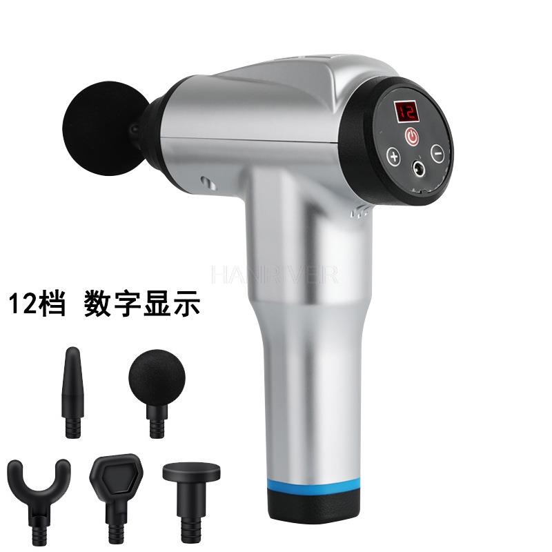 Mini fascia gun small fitness muscle relaxer fascia grab cervical spine massage gun full body massager