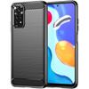 Coque de protection - E.F.CONNECTION - Redmi Note 11 - Souple - Fibre de carbone - Antichoc
