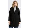 Women's Wool Coat Tom Tailor with Welt Pockets Black