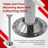 RV Table Mount With Screws Table Leg Pedestals Replacement RV Table Base Aluminum Pedestal Flange Mount For Vehicle Supplies