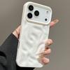 Fashion 3D Wrinkled Texture Phone Case For 17 16 15 14 13 12 11 Pro Max 16 Plus Air Silicone Shockproof Candy Back Cover