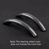 Ultra-Thin Carbon Fiber Leather Steering Wheel Cover, Universal for All Car Models & All Seasons, Anti-Slip & Easy Snap-On Insta