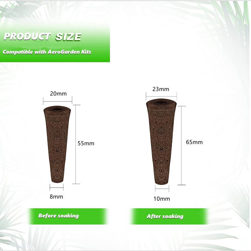 Hydroponic Growing & Transplanting Sponges for Soilless Cultivation, Seedling Blocks & Baskets