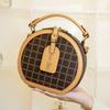 Women's Commuting Bag 2026 New Model Small Round Bag, Light Luxury Shoulder Bag, Vintage Pattern Crossbody Bag, Fashionable Casual Handheld Round Bag