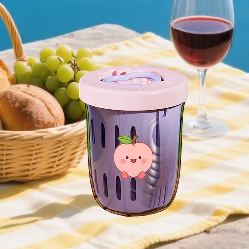 Nádoba na uskladnění ovocného salátu Nepropustná Lehká s rukojetí Přenosná víčka