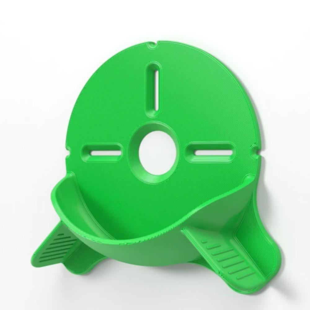 Universal Non-Slip Dust Cover Case Collection Box Large Capacity Ash Collector Red 10cm Dust Collection Box Drilling Holes