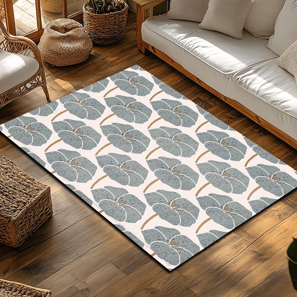 Elegant Leaf Pattern Doormat Indoor Outdoor Floor Mat Washable Entrance Rug Home Decor Kitchen Rug Non Slip Welcome Mat Modern D