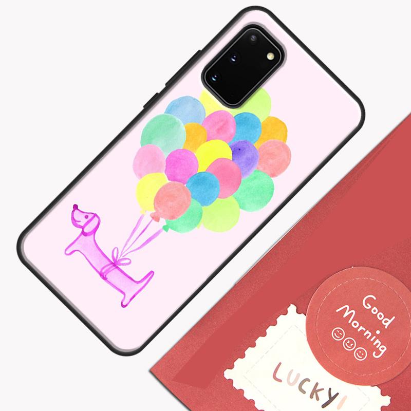 Cute Dachshunds Phone Case For Samsung Galaxy S23 S26 Ultra S20 S21 S22 S24 S25 Plus S10 S25 FE Cover Shell