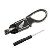 SLZPW1 Metal Motorcycle Keychain Rotating Horseshoe Rings For Honda CRF CB CR XR CRM CBR 125 250 300 350 400 500 600cc