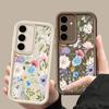Pouzdro na telefon Wildflowers Print pro Samsung S24 S23 Ultra S22 Plus S21 S20 FE A55 A54 A53 A52 A35 A34 A15 A14 Nárazuvzdorná měkká silikonová skořepina