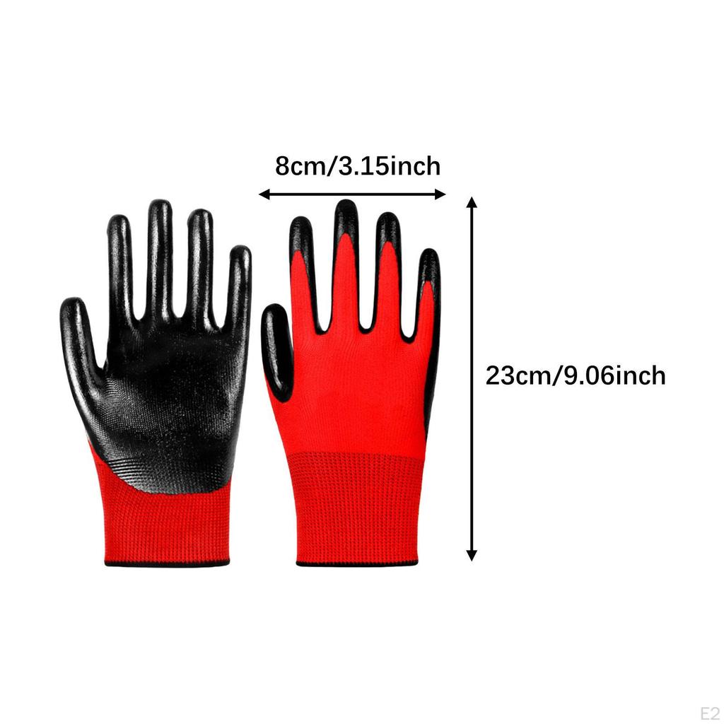 Work Gloves Impact Heavy Duty Cut Resistant Mitts Garden for Picking Digging Warehouse DIY