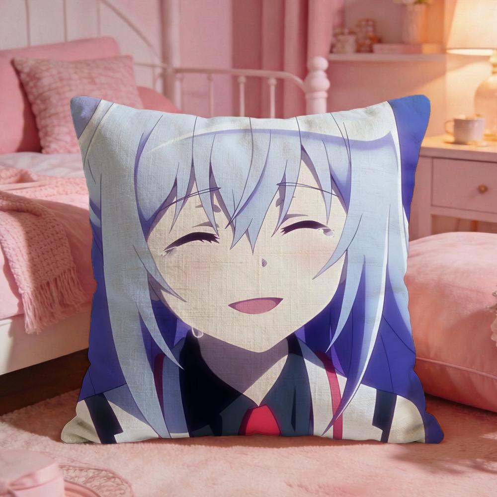 Plastic Memories Anime Cushion Cover Premium Comfort Reversible Pillow Cove Two In One Design For Any Room  Car Interior
