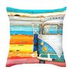 Boho Geometric Beach Painting Living Room Sofa Linen Cushion Cover Pillow Case
