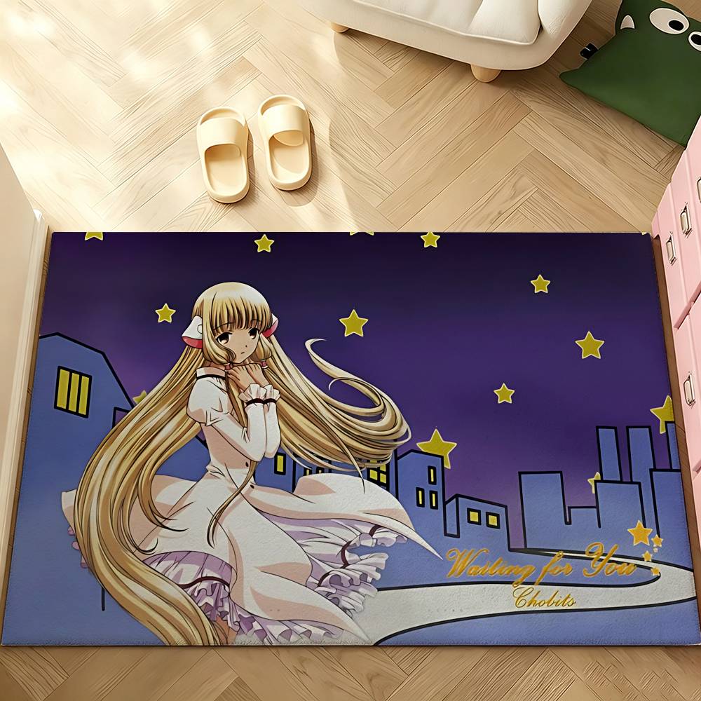 Anime C-chobits Carpet Bathroom Anti-slip Mat Door Mat Home Decoration Mat Entrance Door Mat Scratch-resistant Door Mat
