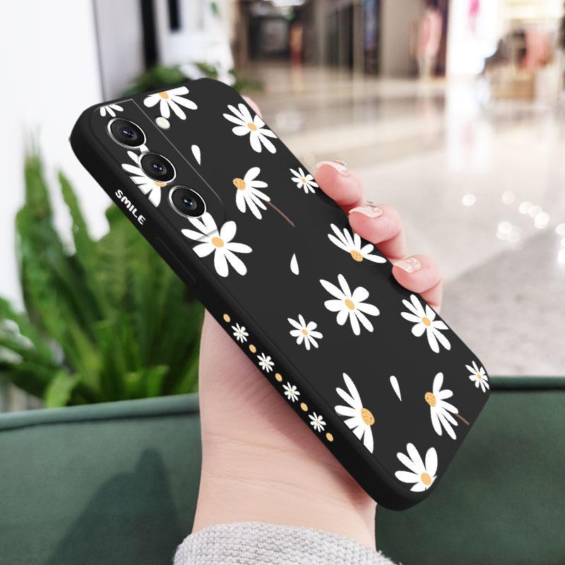 Beautiful Daisy Phone Case For Samsung Galaxy A17 A57 A37 A07 A56 A36 A26 A16 A06 Silicone Cover