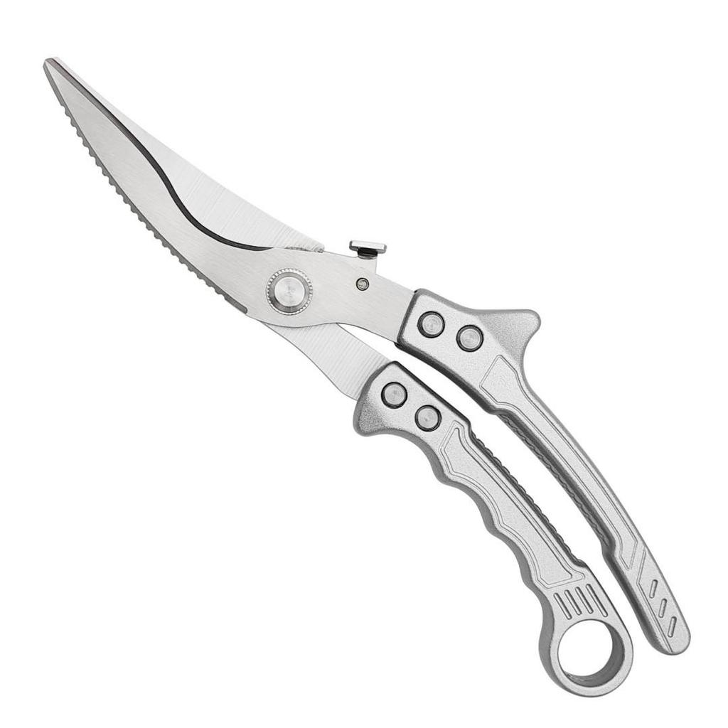 Stainless Steel Poultry Bone Scissors: Multifunctional Kitchen Shears for Chicken, Duck, Goose, and Meat