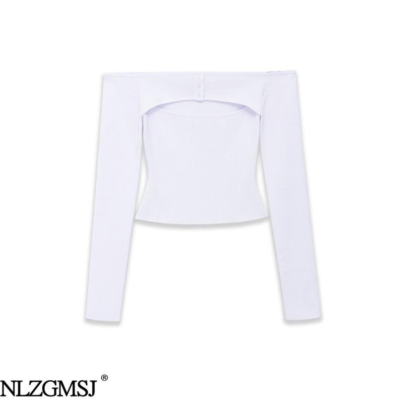 European Style Adjustable Cropped Knit Top - Spring 2026