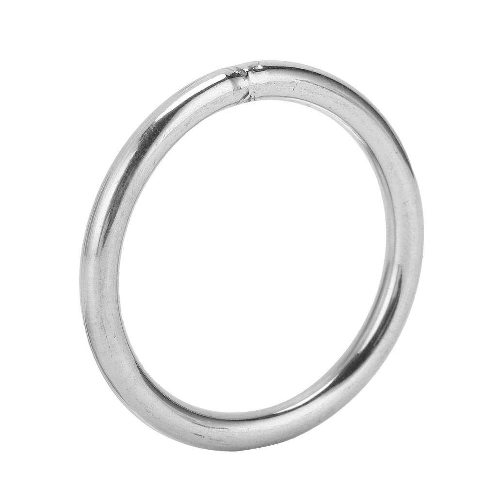 10pcs Multifunctional Welded Round Rings Solid Seamless Multi-Purpose O Rings For Dog Collars