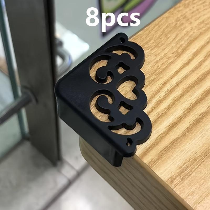 [Silicone Corner Guards] 8pcs Silicone Corner Guards with Elegant Hollow Flower Design, Stylish Table Edge Protectors for Safety and Decor