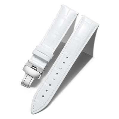 [BINLUN] Watch Band, Genuine Leather Replacement Band, Genuine Leather, Natural Leather Pattern, Calf Leather, Unisex, 10 Colors, 12 Sizes (12/13/14/1