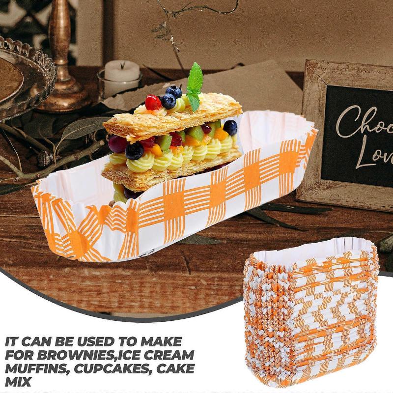 Paper Cups for Baking Mini Boat Shape Cake Tray for Baking 200Pcs