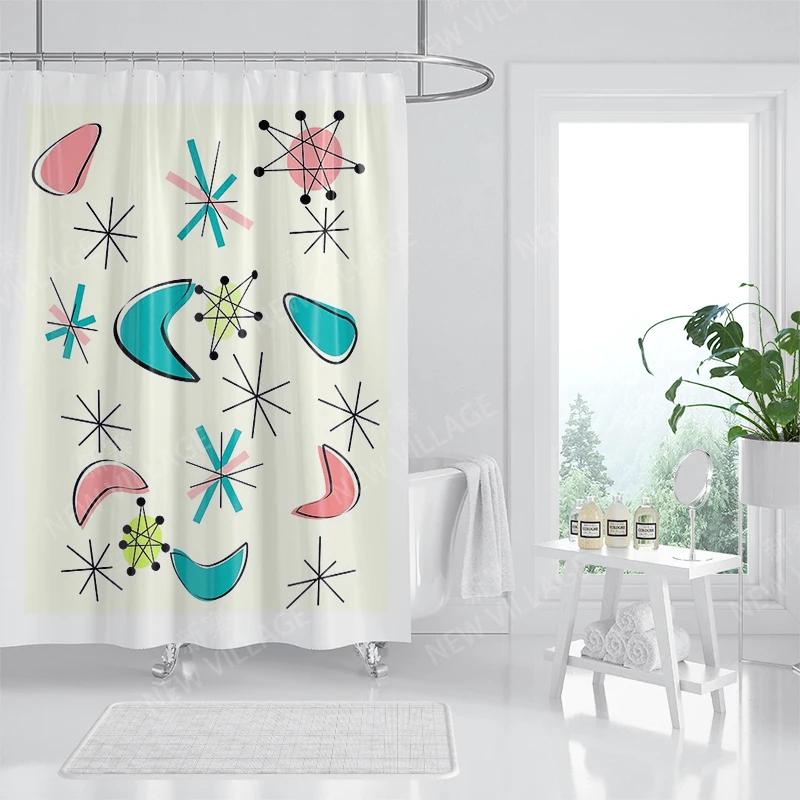 Waterproof Fabric Shower Curtains Bathroom Curtain Accessories Bath Curtain for Shower 180x200 240*200 Boho Decoration Abstract