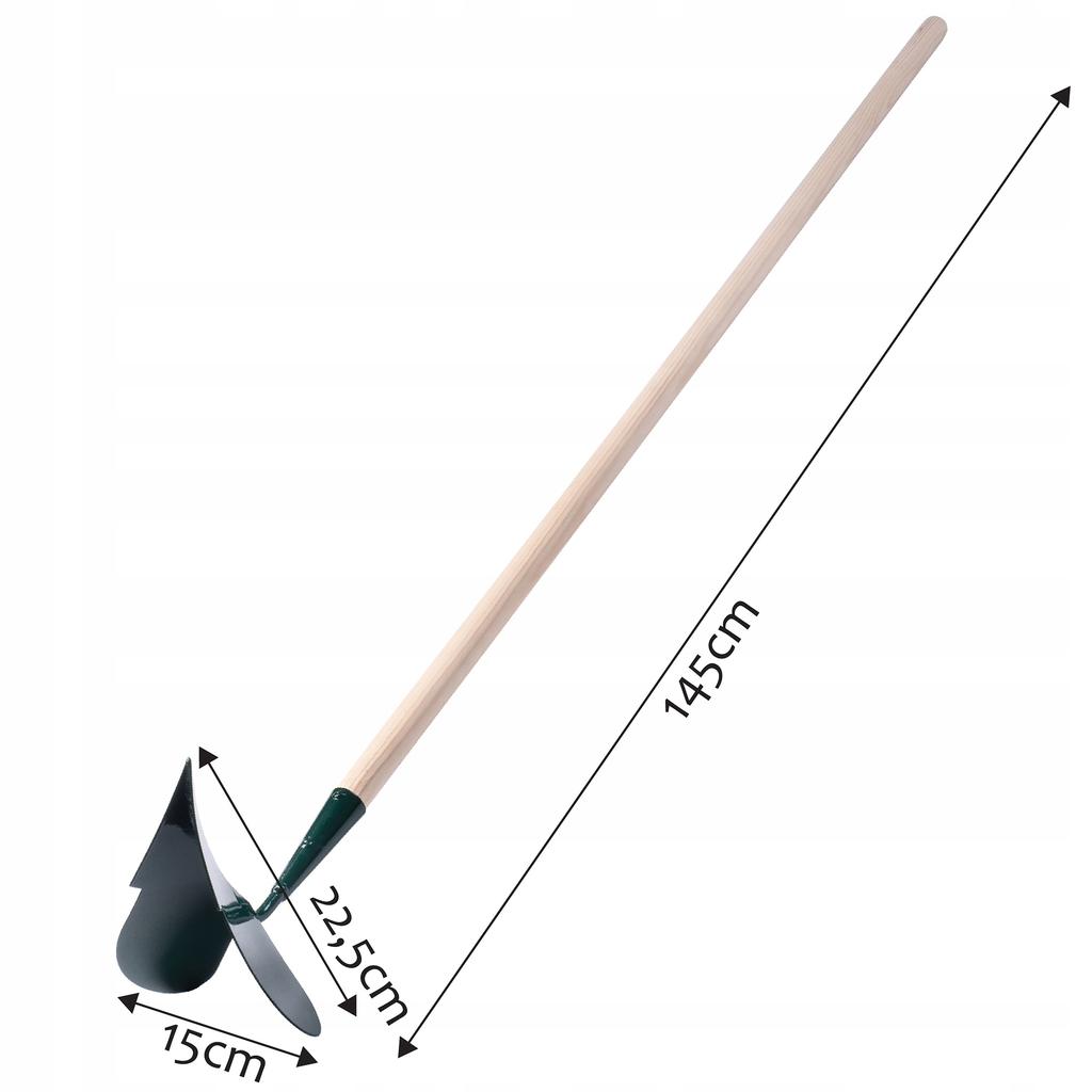 KADAX Small Ridger with Handle Gardening Coulter