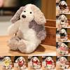 Adorable 30cm Cream Plush Dog Doll With Cute Outfits Perfect For Kids Gifts