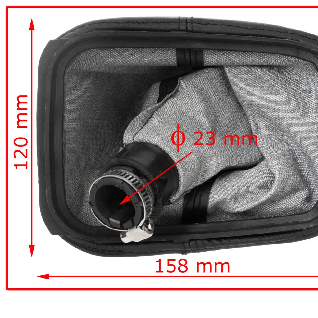 VW Golf IV 98-05 BLACK gear shift knob + gaiter