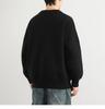 Men's American Retro Henley Collar Sweater: Autumn/Winter Clean Fit, High-End Feel, Solid Color Base Layer Knitwear