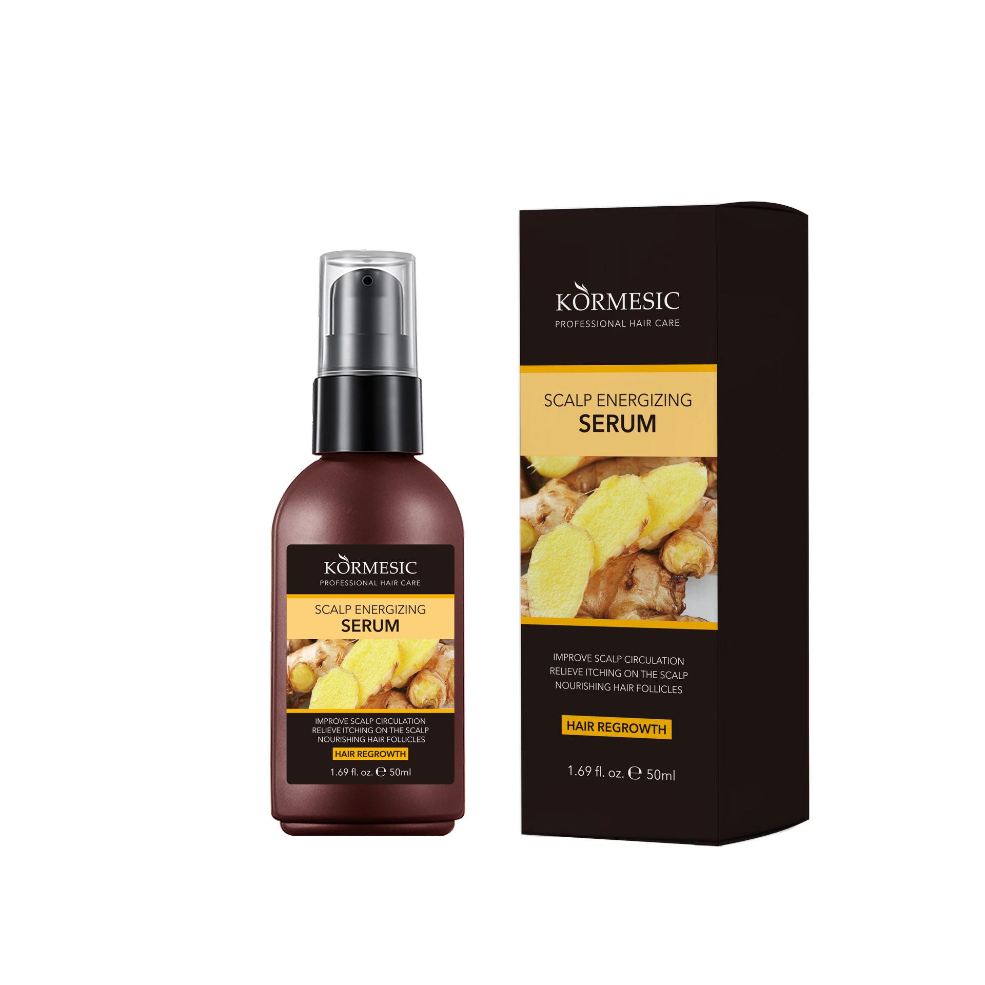 

Шампунь-кондиціонер KORMESIC Ginger Water і есенція для догляду за волоссям Essence