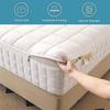 Thicken Six Sides All Inclusive Mattress Protector Zippered Fitted Bed Sheet Quilted Mattress Pad Soft Mattress Cover Washable