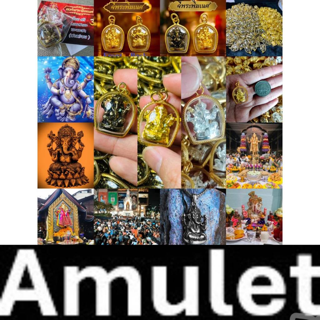 Hinduism Buddha Ganesha Elephant Head God Pendant Locket Powerful Success Amulet Talismans Jewelry Vintage Gifts Protect Travel Health Lucky Rich