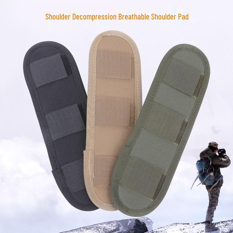 Tactical Multipurpose Detachable Shoulder Pad - Breathable Foam Protector for Outdoor Travel and Sports Backpacks