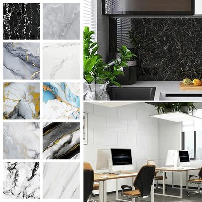3D Self Adhesive Tiles Floor Stickers Moisture-proof Anti-collision Imitation Ceramic Wall Sticker Marble Pattern Waterproof