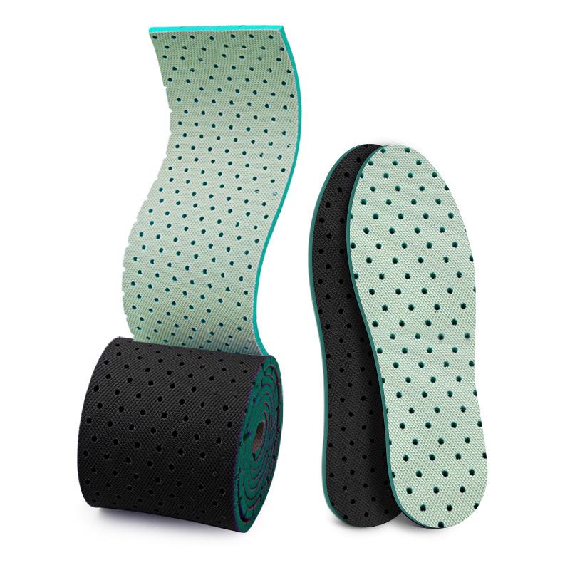 Heboly Breathable Mesh Insoles: Cuttable Shock-Absorbing Strips for Children and Adults, Suitable for All Seasons