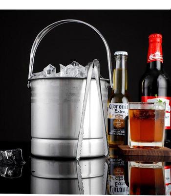 Matériel de bar – Seaux et pinces à glaçons
