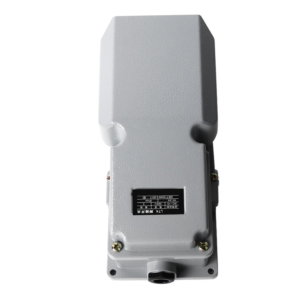 Werkzeugmaschinen-Fußschalter 1Ö 1S Silberkontakt Selbstrückstellender Fußschalter mit Schutz