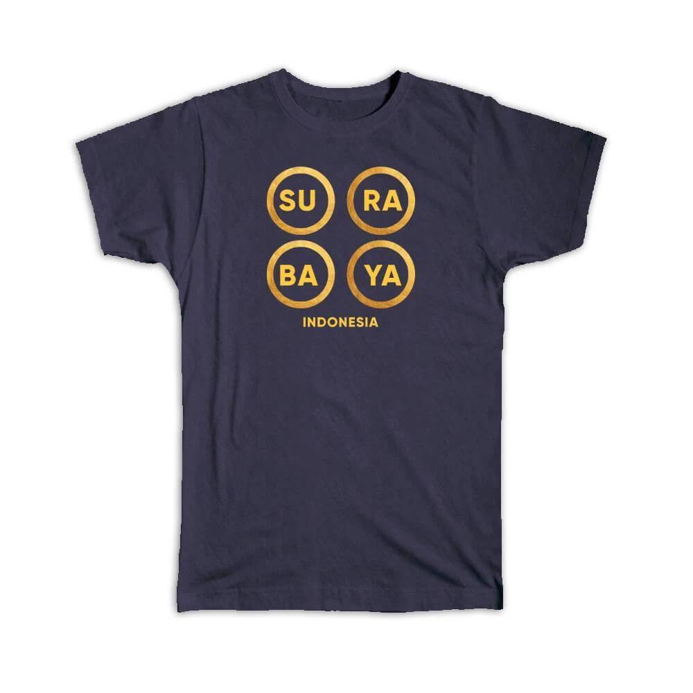 Gift T-Shirt : Surabaya Indonesia Modern Graphic S