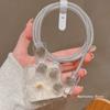 Cute Diamond Flower Butterfly Charger Case for IPhone 11 12 13 14 15 18/20W Clear Charge Protection Cover Charger Sleeve